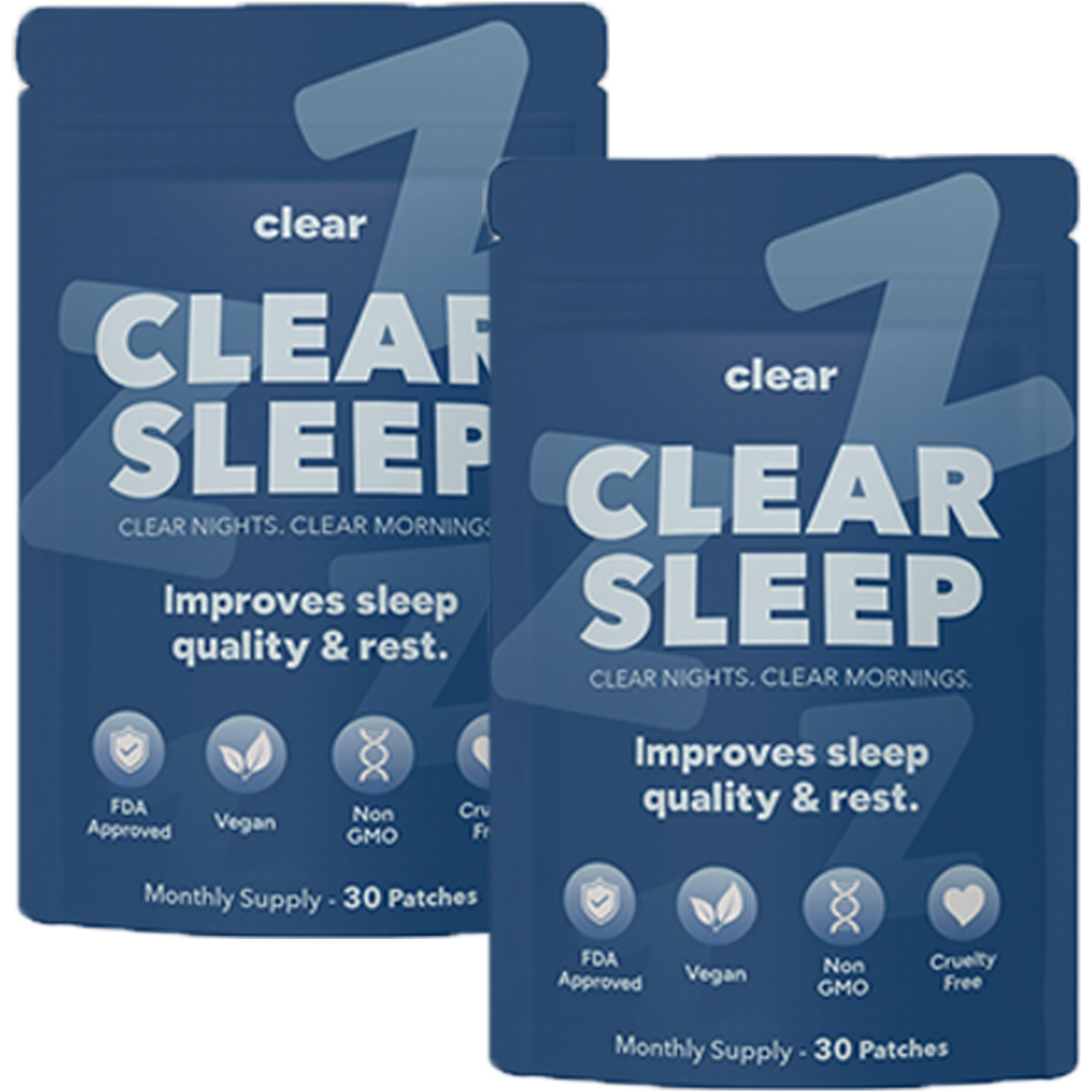2 Packs Clear Sleep