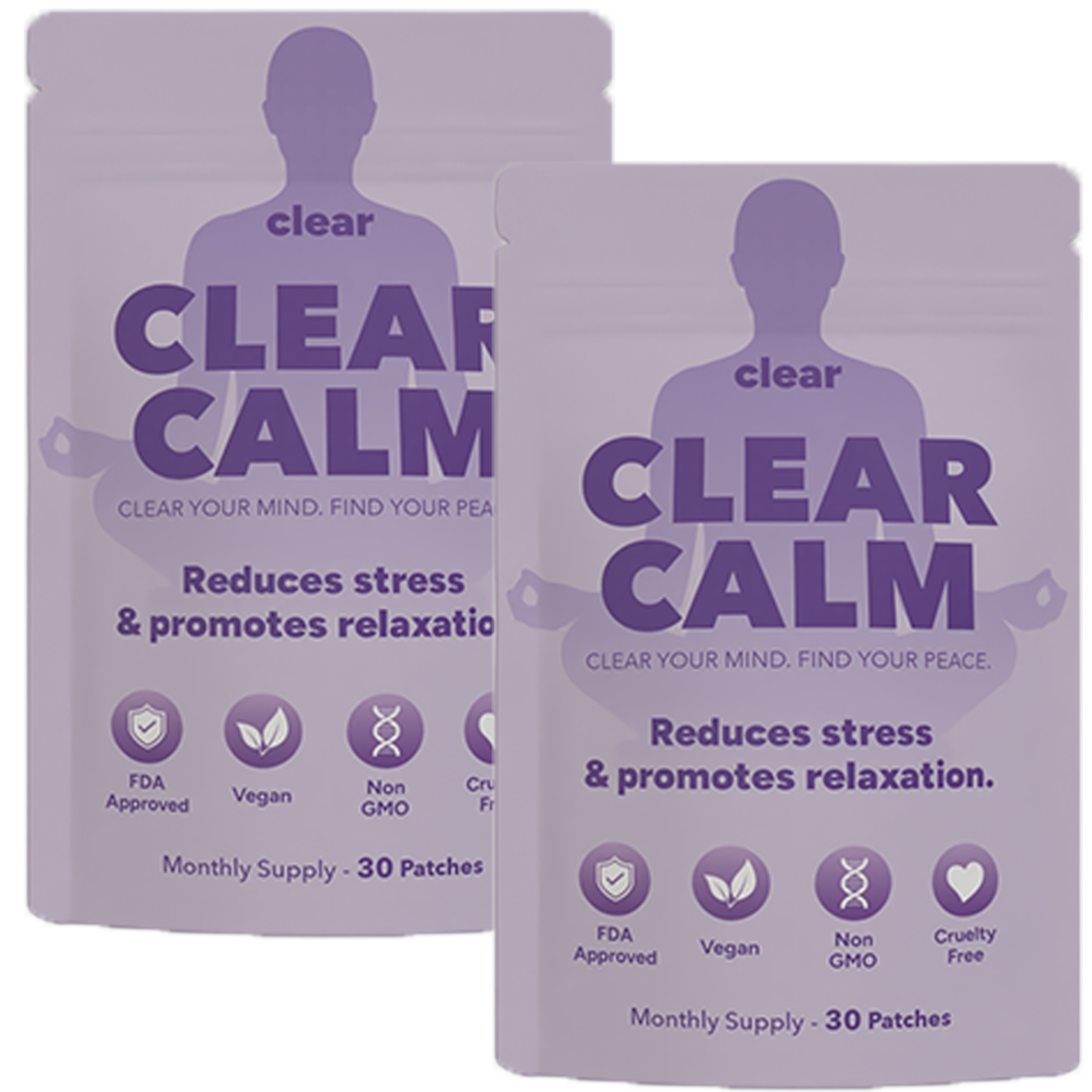 2 packs Clear Calm